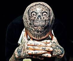 50 Fantastic Scalp Tattoos • Tattoodo
