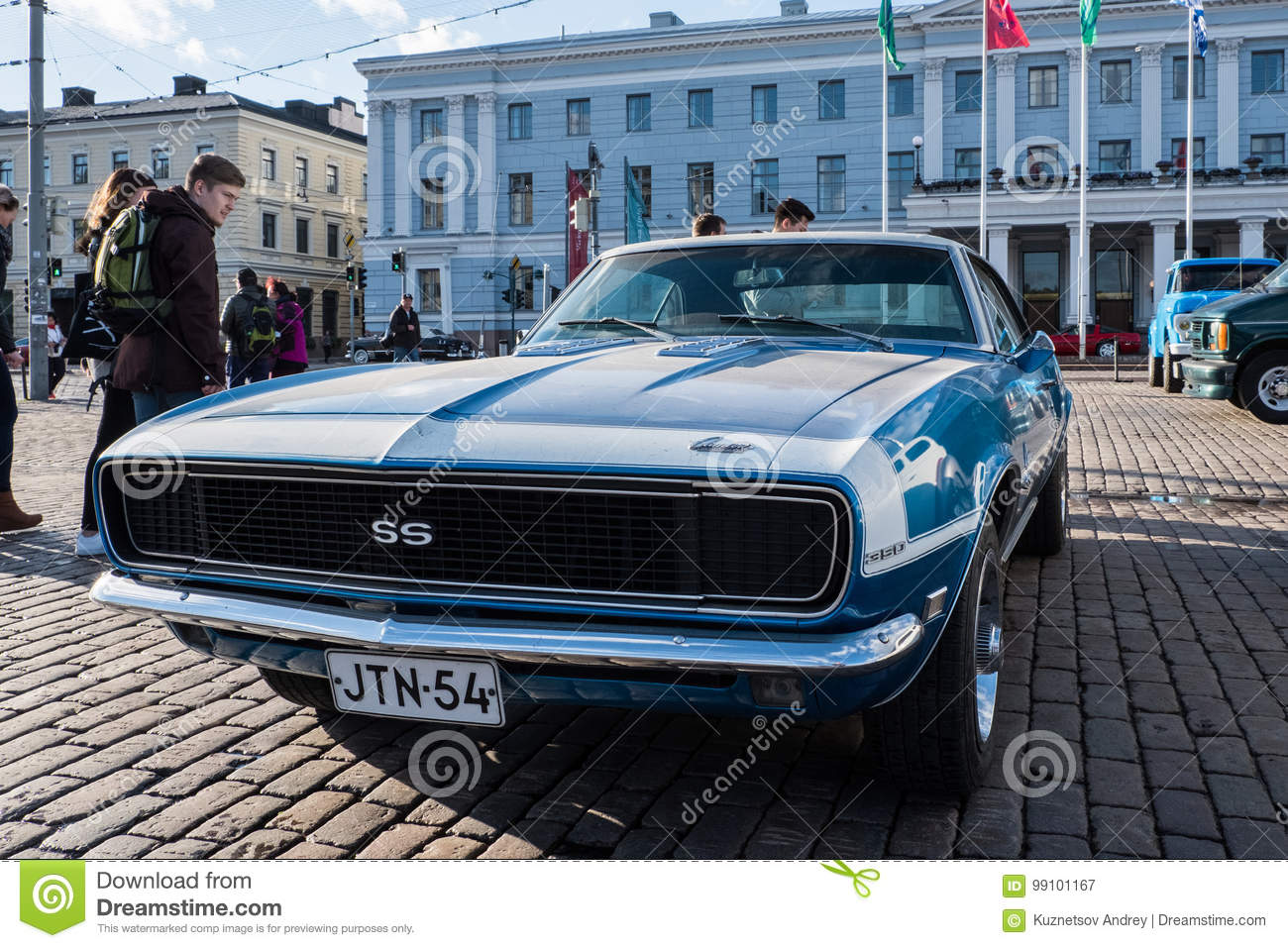 Παλαιό αυτοκίνητο Chevrolet Camaro SS 350 του Ελσίνκι, Φινλανδία Εκδοτική  Φωτογραφία - εικόνα από chevrolet, automatism: 99101167