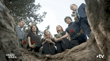 Roses Funeral GIF by Un si grand soleil Roses Funeral GIF by Un si grand soleil