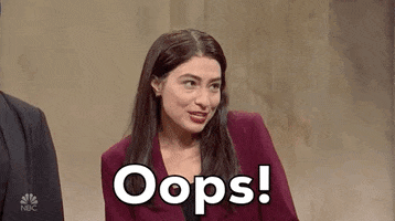 Melissa Villasenor Oops GIF by Saturday Night Live Melissa Villasenor Oops GIF by Saturday Night Live
