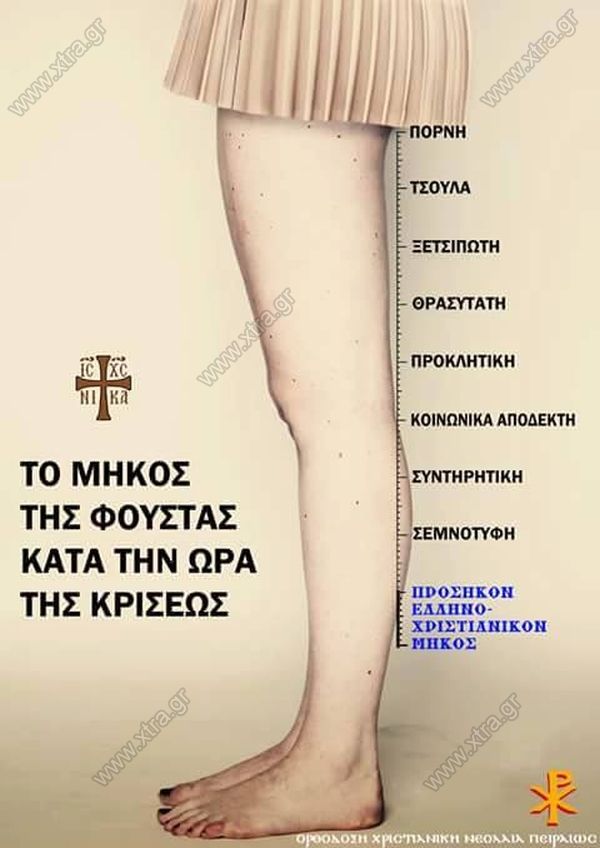 ΠΡΟΣΕΞΤΕ ΤΟ ΜΗΚΟΣ ΤΗΣ ΦΟΥΣΤΑΣ ΚΑΤΑ ΤΗΝ ΩΡΑ ΤΗΣ ΚΡΙΣΗΣ , ...ΙΔΙΑΙΤΕΡΑ ΕΣΕΙΣ  ΤΑ ΑΓΟΡΙΑ! , #ΘΡΗΣΚΕΙΑ #ΓΥΝΑΙΚΑ #ΦΟΥΣΤΑ #OΡΘΟΔΟΞΙΑ - xtra.gr www.xtra.gr  ΕΠΙΚΙΝΔΥΝΕΣ ΕΙΔΗΣΕΙΣ