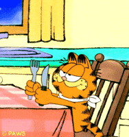 Hungry Orange And Black GIF by Garfield Hungry Orange And Black GIF by Garfield
